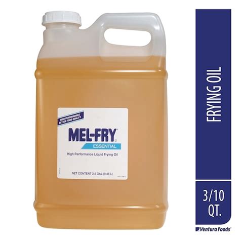 Mel Fry Advanced Canola High Performance Oil 10 Quart 3 Per Case