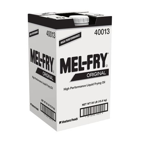 Mel Fry Extend Clear High Performance Fry Oil Ventura Foods Fry N Fry Fry