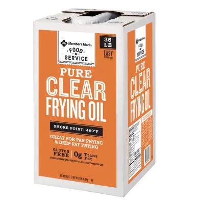 Member S Mark Clear Frying Oil 35 Lbs Samsclub Com