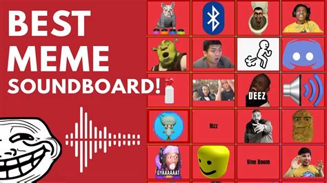 Meme Soundboard Scratch Effects