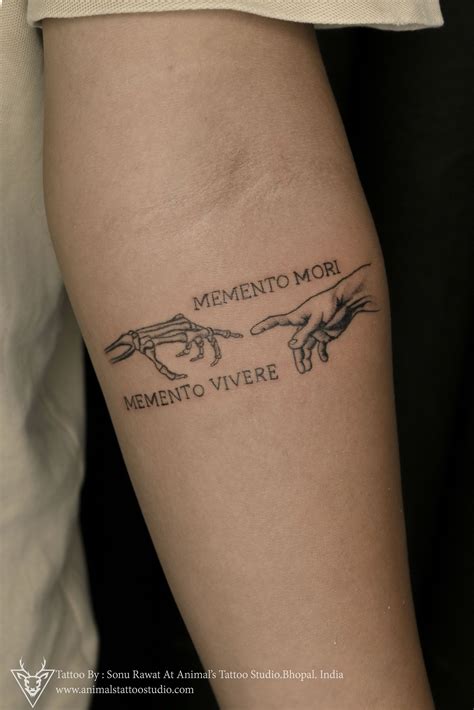 Memento Mori Memento Vivere Tattoo Sticker For Sale Mit Amp Quot Memento Mori