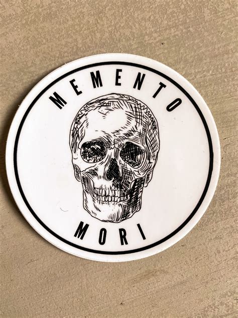 Memento Mori Round Remember We Are To Die So Live Your Life For God