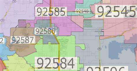 Menifee California Zip Codes Map And Full List