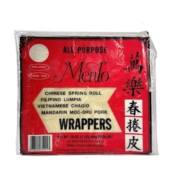 Menlo Lumpia Wrapper 3 Packs 16 Oz Spring Rolls Wrapper Walmart Com