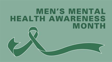 Mens Mental Health Awareness Month