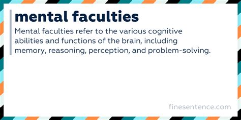 Mental Faculties