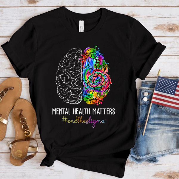 Mental Health Matters Shirt Women Inspirational Shirts Mental Health