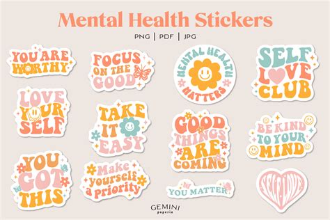 Mental Health Stickers