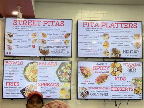 Menu At Pita Mediterranean Street Food Restaurant Norcross