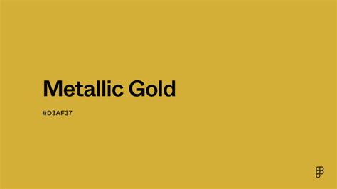 Discover the Perfect Metallic Gold Color Code for Your Projects