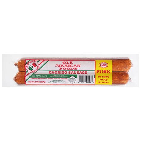 Mexican Chorizo Brands Mr Charro Mexican Chorizo 40 Oz Mr Tango