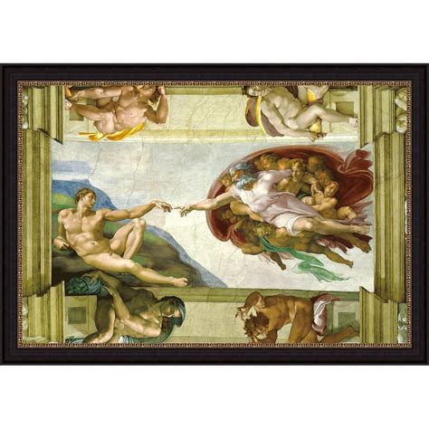 Michelangelo Creation Of Adam Interpretation Artist Painting