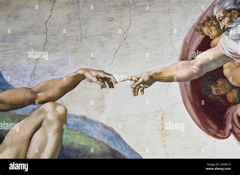 Michelangelo Creates Adam