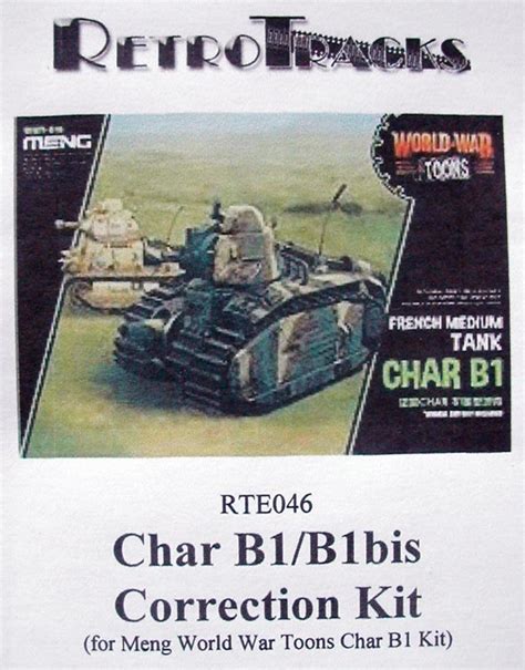 Michigan Toy Soldier Company Retrokit For Toon Tanks Char B1bis