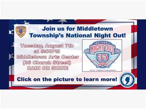 Middletown S National Night Out Is Still On Rain Or Shine Middletown Nj Patch Middletown S National Night Out Is Still On Rain Or Shine Middletown Nj Patch