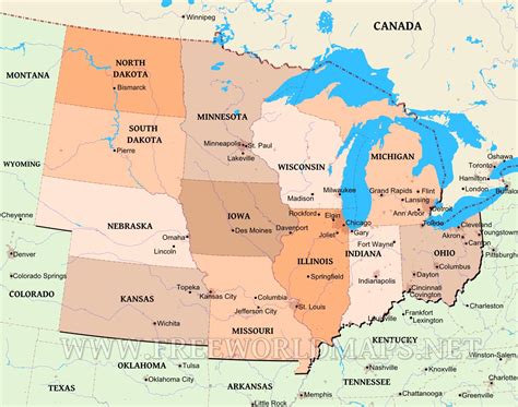 Midwest States Map: Discover Hidden Gems!