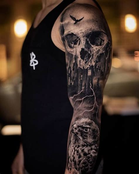 Mikmak Danish Berserker Blog Sleeve By Yomico Moreno Skull Sleeve