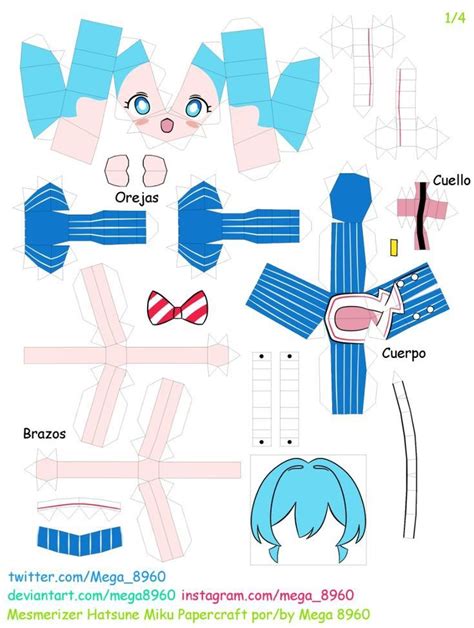Miku Hatsune Mesmerizer Papercraft 2025 Miku Hatsune Mesmerizer Papercraft 2025