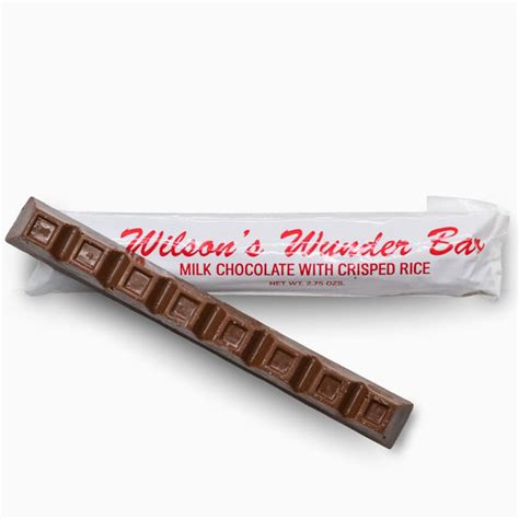 Milk Chocolate Crispy Wunder Bar Wilson Candy Wilson Candy Milk Chocolate Crispy Wunder Bar Wilson Candy Wilson Candy