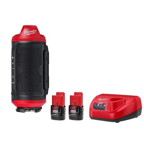 Milwaukee M12 12 Volt Lithium Ion Charger And Portable Power Source 48 59 1201 The Home Depot