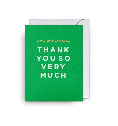 Mini Just A Note Thank You Card Rose Amp Lyons Mini Just A Note Thank You Card Rose Amp Lyons