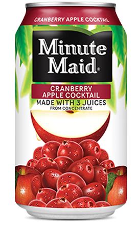 Minute Maid Cranberry Apple Cocktail Bell Beverage