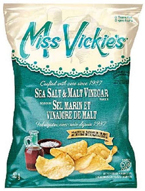 Miss Vickie S Sea Salt Vinegar Chips 22 Oz Shelhealth