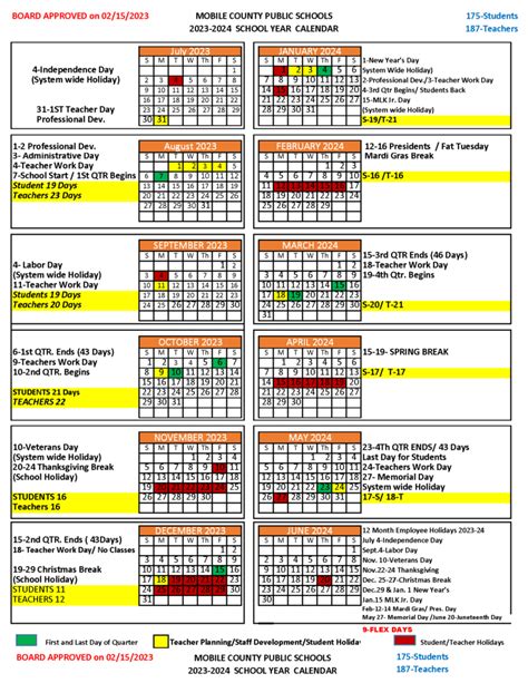 Mobile County Public Schools Calendar 2024 2025 In Pdf Mobile County Public Schools Calendar 2024 2025 In Pdf