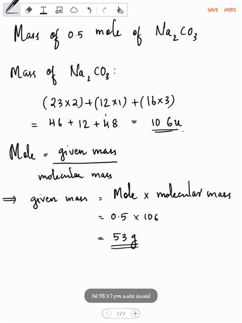 Molecular Mass Of Na2co3 Molar Mass Of Na2co3 Shorts Viral
