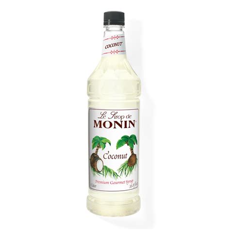 Monin Coconut Syrup Paradise Coffee