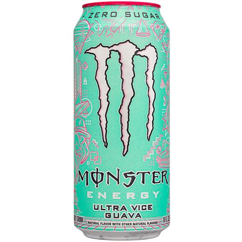 Monster Energy Ultra Vice Guava 473Ml Zuckerfrei Amp Tropisch