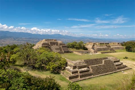 Monte Alban Mexico Ancient Ruins