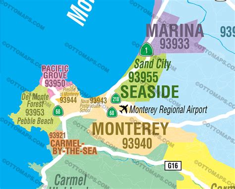 Monterey Ca Zip Codes Monterey Ca Zip Codes