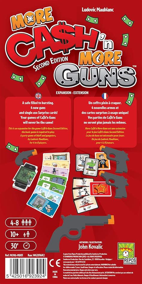 More Cash Amp 39 N More Guns Jeu De Soci T Repos Production More Cash Amp 39 N More Guns Jeu De Soci T Repos Production