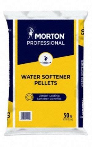 Morton Salt Pellets 50 Lb Water Softener Salt 803Z31 F125010000g Grainger
