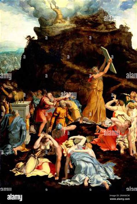 Moses On Mount Sinai 1555 Daniele Da Volterra Wikiart Org Moses On Mount Sinai 1555 Daniele Da Volterra Wikiart Org