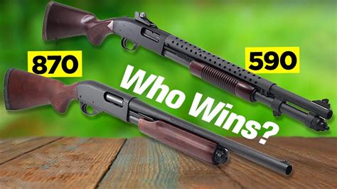 Mossberg 500 590 Vs Remington 870 Youtube
