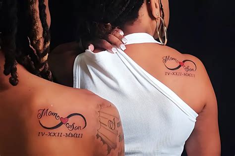 Mother Son Tattoos Designs