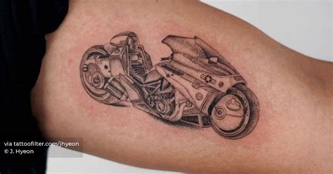 Motorbike Drawing Tattoo At Sarah Alanson Blog