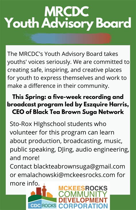 Mrcdc S Youth Advisory Board More Than Just A Community Leadership