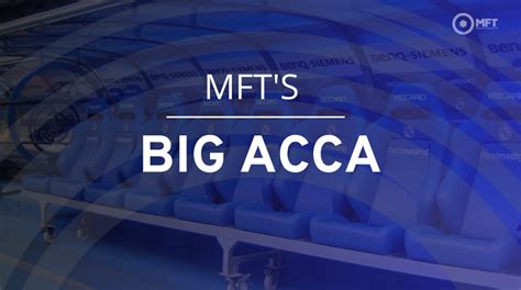 Mrfixit S Big Acca Choose Your Own Risk Up To Seven Game 14 1 Sunday Acca