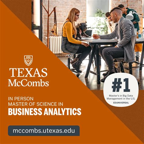 Ms Business Analytics Mccombs School Of Business
