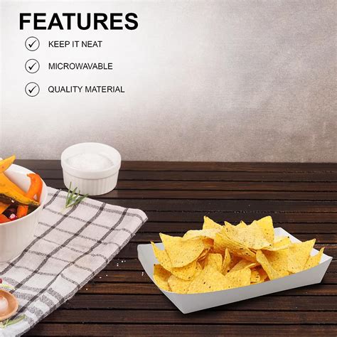 Mt Products Shallow White Paper Food Trays Disposable Nacho Trays Made In The Usa Mt Products Mt Products Shallow White Paper Food Trays Disposable Nacho Trays Made In The Usa Mt Products