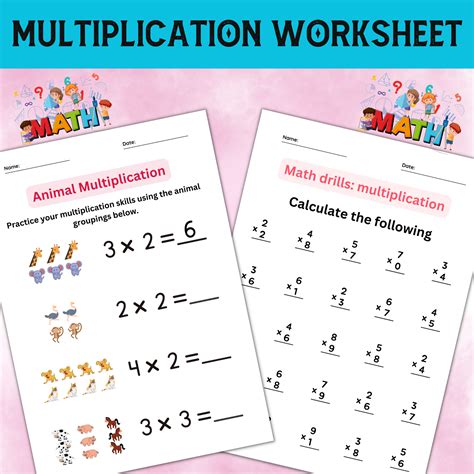 Multiplication Facts Learn And Solve Question