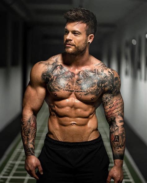 Muscle Men With Tattoos