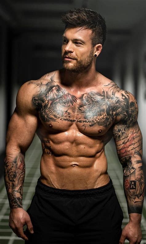 Muscular Men With Tattoos Bronctattooaus Com