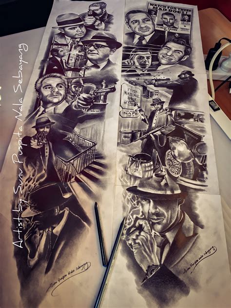 My Artwork Drawing Amp Quot Mobsters History Amp Quot Gangsta Tattoos Picture My Artwork Drawing Amp Quot Mobsters History Amp Quot Gangsta Tattoos Picture