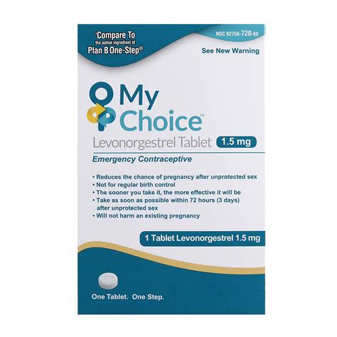 My Choice Emergency Contraceptive Levonorgestrel Tablet 1 5 Mg Review