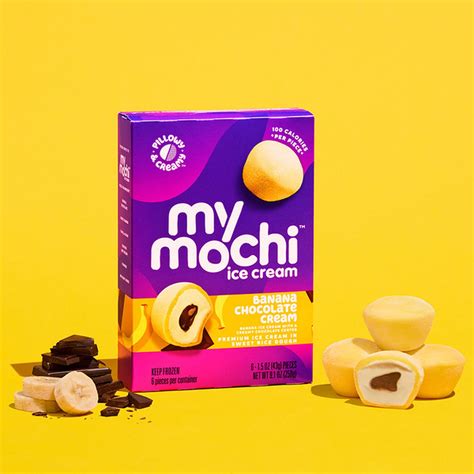 My Mo Mochi Ice Cream Banana Chocolate Cream 1 5 Oz Delivery Or