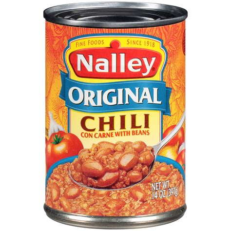 Nalley Hot Chili Con Carne With Beans 14 Oz Safeway